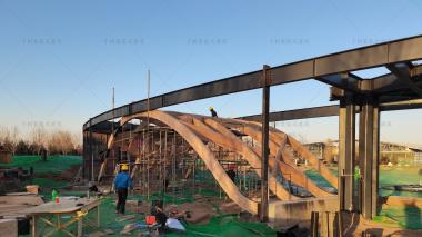 千樹(shù)承建河北園博園木結(jié)構(gòu)建筑在建中，敬請(qǐng)期待成品！